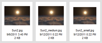 Miniaturki wygenerowane w CKFinderze